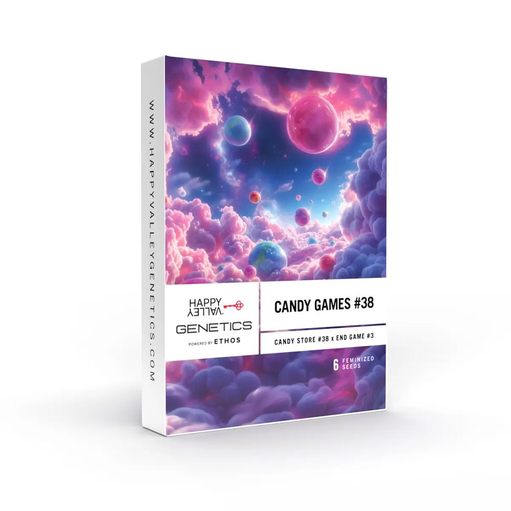 Happy Valley Genetics Candy Games #38 Feminisierte Hanfsamen Cannabisblüte