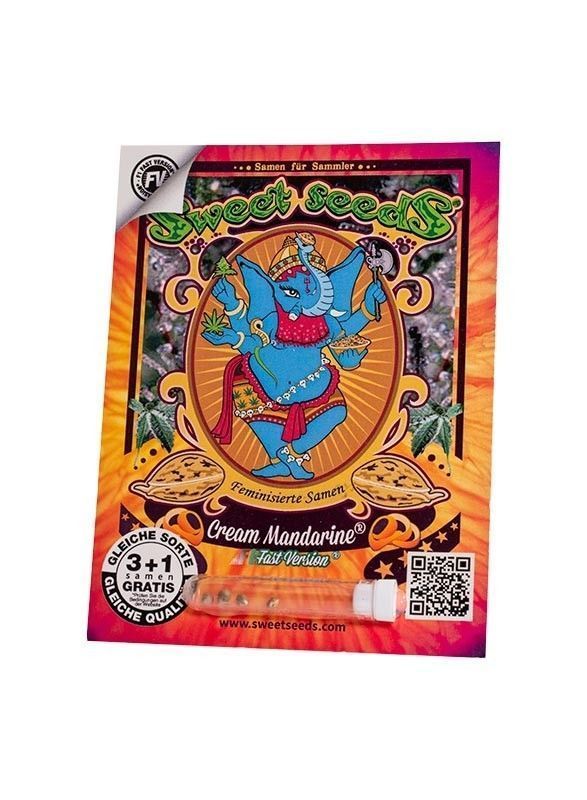 Sweet Seeds Cream Mandarine F1 Fast Version Feminisierte Hanfsamen 